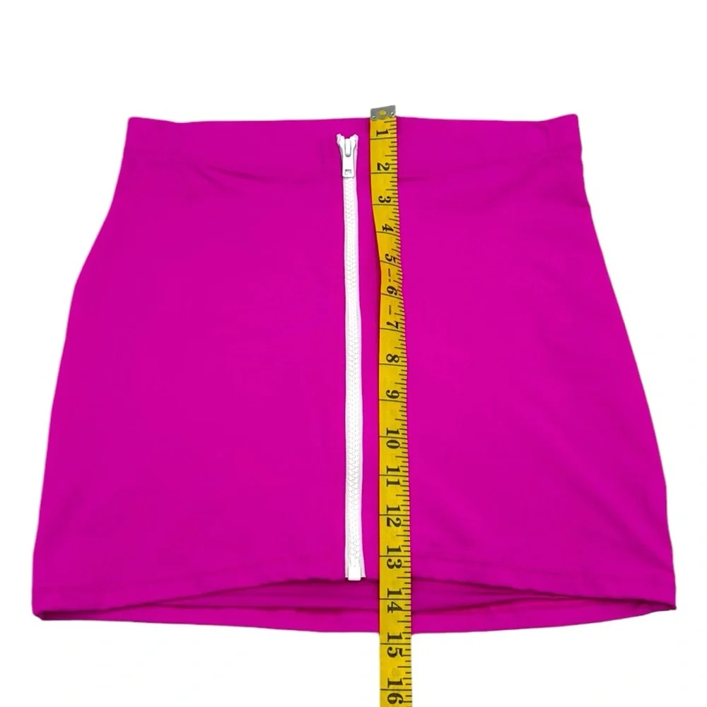 Skims Sporty Zipper Swim Mini Skirt Size Medium